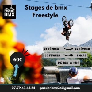 Stage BMX freestyle 23-25 Février